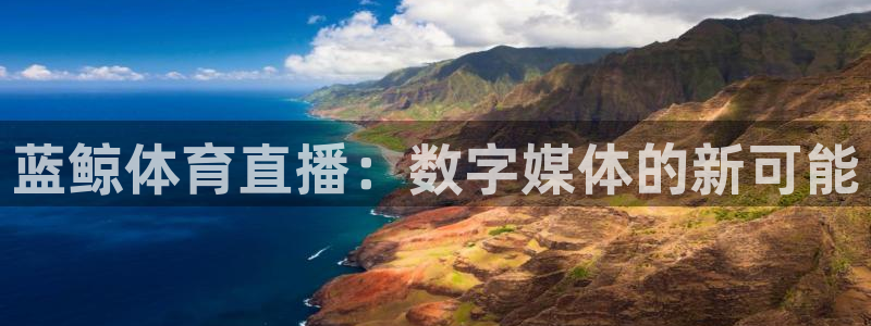 新球：蓝鲸体育直播：数字媒体的新可能