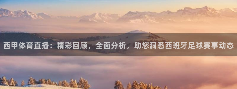 新球体育足球即时比分：西甲体育直播：精彩回顾，全面分析，助您洞悉西班牙足球赛事动态